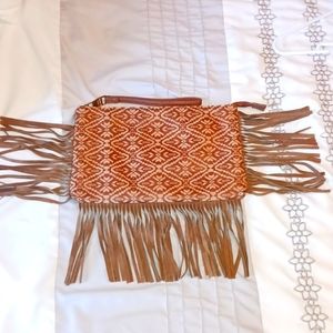 Steve Madden Fringe Wristlet